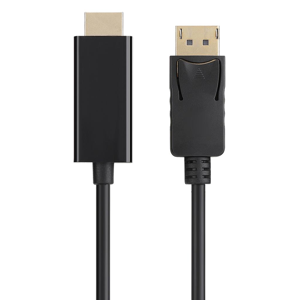 Large DisplayPort to HDMI HD Audio Video Adapter Cable Cord Conversion Line 3Meters
