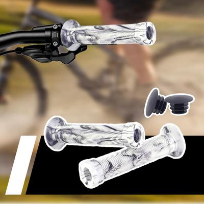 Cycling Handlebar Grips Bicycles Grip Protector Riding Handle Rubber Grips Non-slip Handlebar Grips For Enhanced Control Bikes