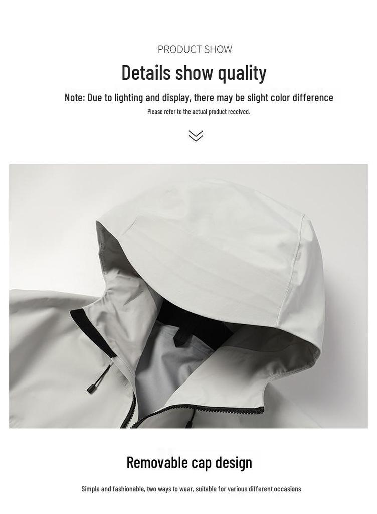 Men's Spring/Autumn Waterproof Windproof Mountain Shell Jacket