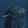Vintage Viking Skull Crow Wing Hair Stick Gothic Party Headwear Accessory For Women Cosplay Costume Jewelry Decor