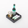 Japanese Dollhouse Three-Color Dango and Sake Toy Set