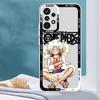 One Piece Luffy Zoro Hülle für Samsung Galaxy A15 A25 A36 A13 A34 A35 A56 A33 A26 A24 A73 A54 A55 A23 A14 Weiche Handyhülle