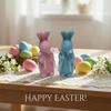 6-Color Easter Bunny Plush Moss Decoration - Cute Living Room Ornament