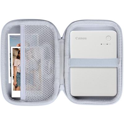 Canon QX20 Smartphone Printer Compatible with Lebakort Storage Case (White Case)