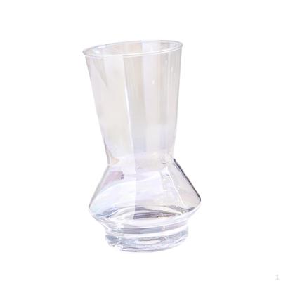 Glass Vase Flower Pot Gift Arrangement Flowerpot Desktop Ornament for Restaurant Cafe Wedding