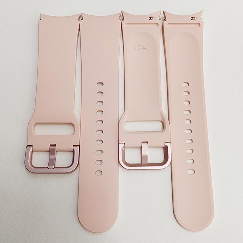 20mm Silicone Strap For Samsung Galaxy Watch 7/6/5/4 44mm 40mm Watchband For Galaxy Watch 6 4 Classic 43mm/47mm 42mm/46mm Band