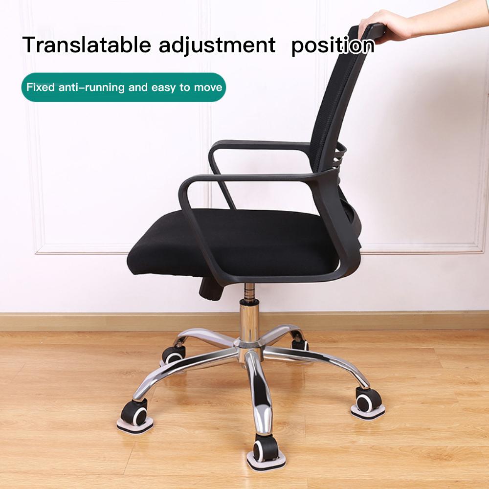 5pcs Furniture Wheel Stoppers Floor Protectors For Furniture Prevent Scratches Felt Seat Wheel Fixing Pad Mute Table Leg Pad