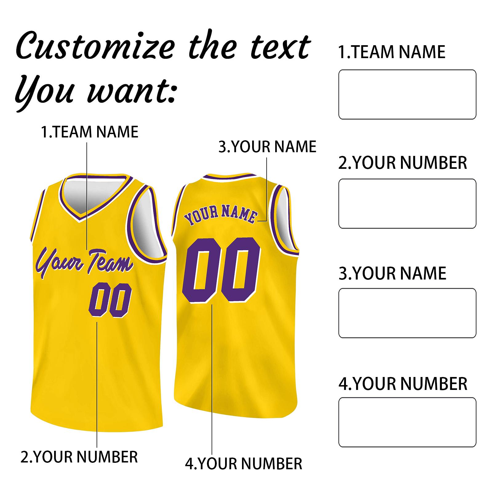 

Индивидуальные баскетбольные майки с персонализированным напечатанным названием и номером команды, спортивная форма для мужчин, женщин, молодежи XS жёлтый