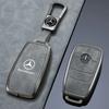 FA9 Husă Carcasă Capac Cheie Mașină din Aliaj de Zinc și Piele Pentru Mercedes Benz Clasa A C E S G GLC CLE CLA GLB GLS W177 W205 W213 W222 X167 AMG