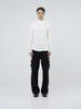 Chaenseseunoi Fleece Wool Half Turtleneck - White /M244Tp03Wh