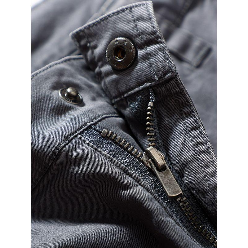 American Style Cargo Pants 2024 New Arrival Men's Spring and Autumn Straight-leg Pants Export Export Tail Single Cut Label Men's Casual Pants