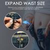 30Pcs Waist Button Extender Adjustable Stretchy Waist Extender No Sewing Instant Waistband Extension for Jeans Dress Pants Skirt
