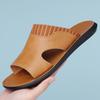 Summer Soft Slides Simple Leisure Walk Slippers for Men Lightweight Anti Slip Half Drag Beach Shoes Quick Dry Wading Aqua Shoes