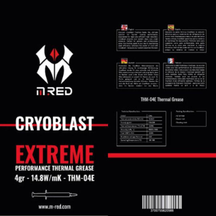 Accessoire watercooling thermal paste extreme PC M.RED Cryoblast
