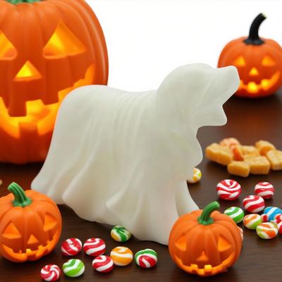 In-Stock Cross-border Halloween Ghost Dog Creative Decoration Craft Ornament