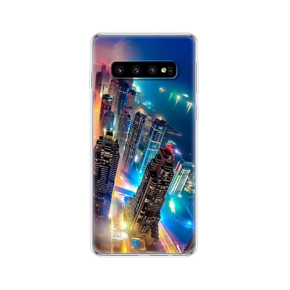 For Samsung Galaxy S10 Case S10Plus Silicone TPU Cover Phone S10 E Case On For Samsung S10 Plus G975F S 10 SM-G973F Transparent