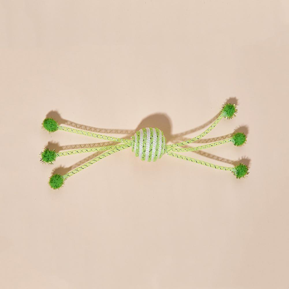 Cat Toy Self Hi Cats Sticks Cat Toys Interactive Ropes Ball Toys for Pet Dogs Teasing Bite-resistant Wool Ball