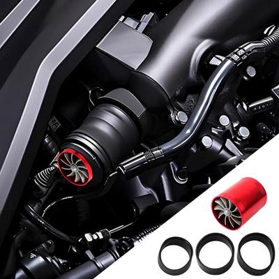 Per turbina aria turbonator per auto aria turbo parti motore aspirazione turbocompressore alluminio doppia ventola motore turbocompressore energia