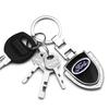 PYZJ2 Car Logo Keychain Shield Keychain Style For Ford Mustang Focus3 2 Transit Ecosport Edge Fiesta Escape Kuga Mondeo Fusion Keychai