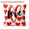 New Chinese Style Heart Decor Cushion Cover With Plush Material For Living Room Gift