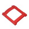 RC Skid Plate Glide Chassis Armour Guard Aluminium Alloy Accessory Set Kit for 110 Cars Red