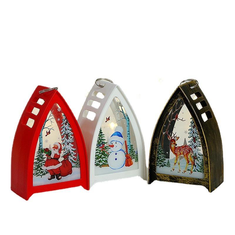 Christmas Decorations Led Candle Lights Christmas Hanging Lights Children's Portable Window Displays