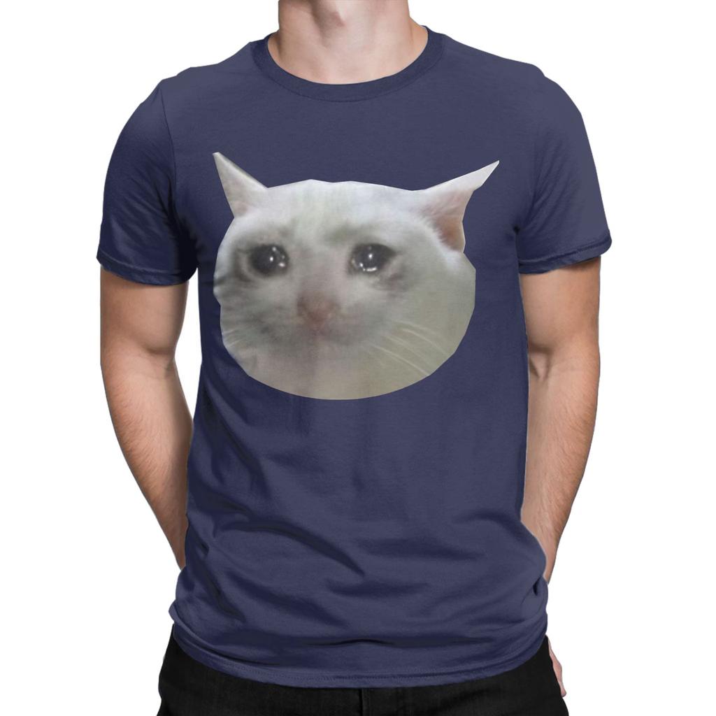 Crying Funny 100 Cotton Tshirt Meme Tops Tees For Unisex
