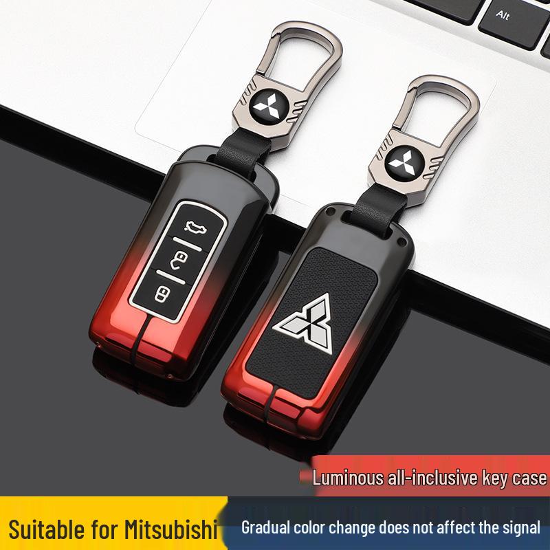 Mitsubishi Key Case for 2021 Outlander, Eclipse Cross, Pajero Sport, ASX: Men's Car Shell & Buckle Modification