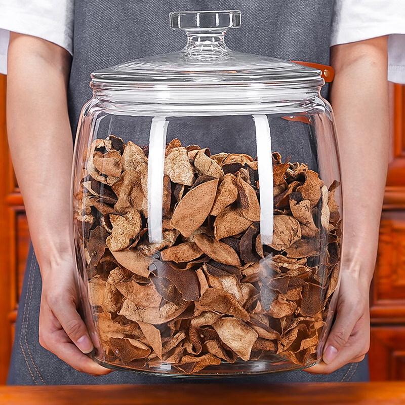 Airtight Glass Storage Jar for Tea & Herbs