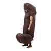 Costume gonflable amusant et original pour adulte, pénis, marron