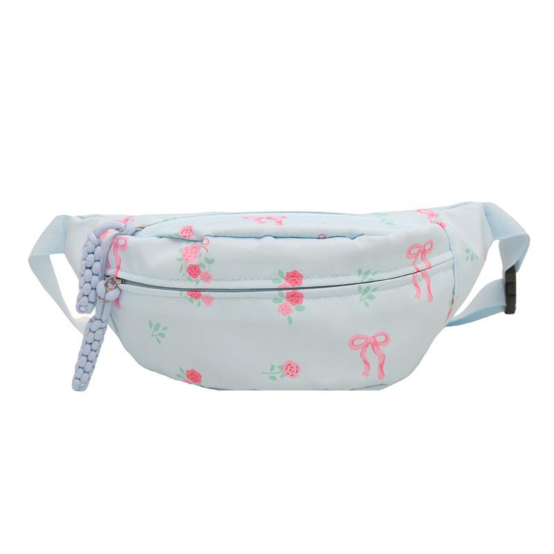 

Women s bag new trendy fashion versatile nylon cloth large capacity lightweight shoulder messenger bag sports bag saddle bag синій