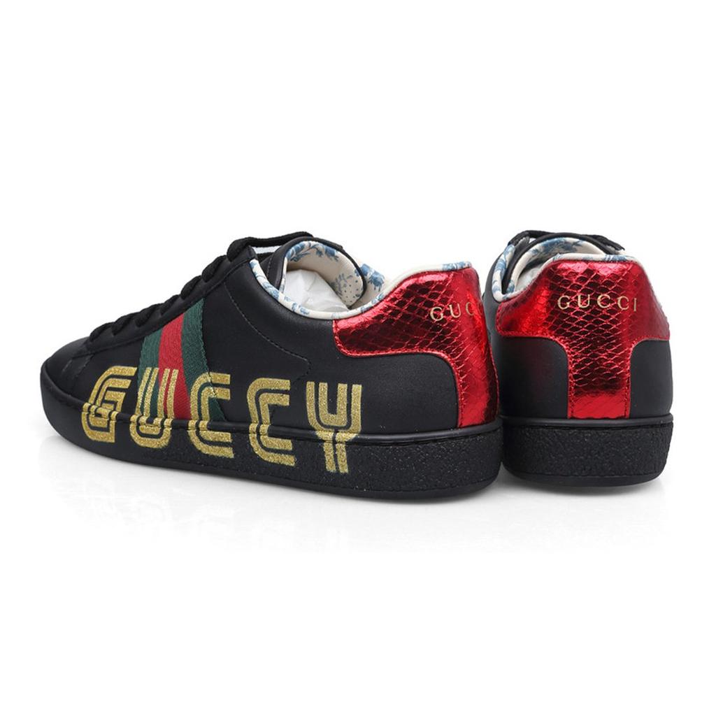 Gucci Wmns Ace Low 'Guccy Print - Black' Women's 525268 0G2D0 1088