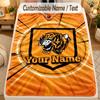 Flannel BlanketHull FC Custom Name Text Personalized Soft Warm Throw Blanket Home Decor Gift
