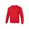 Solid Color Logo Pullover Hoodie for Men Red