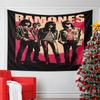 "Retro Ramones Band Poster Design" Pattern Wall Hanging Tapestry Decorative Tapestry Home Decor for Bedroom and Living Room