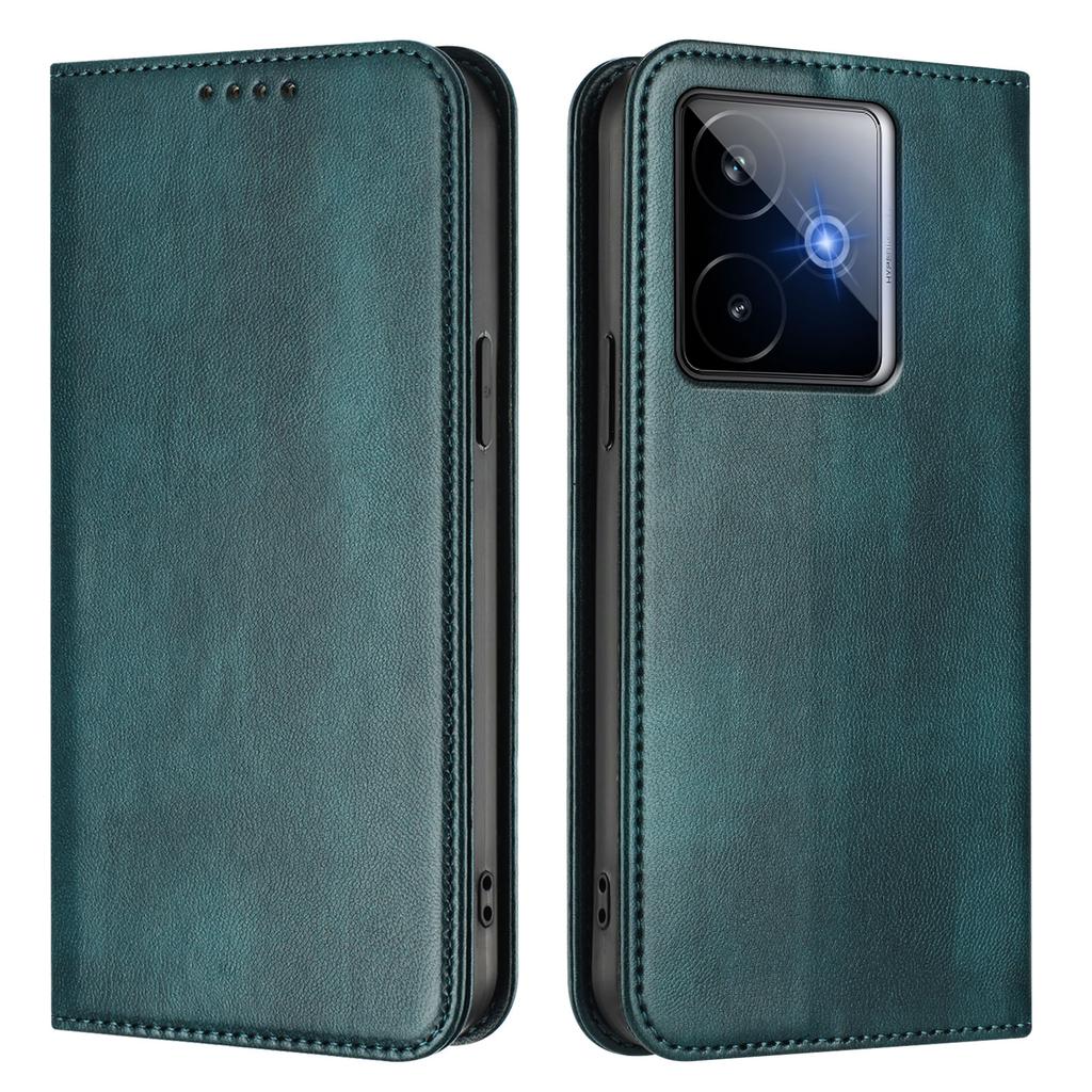 Dla Realme GT7 Pro Racing 5G Etui Portfelowe Tekstura Retro Blokowanie RFID Skórzany Pokrowiec na Telefon