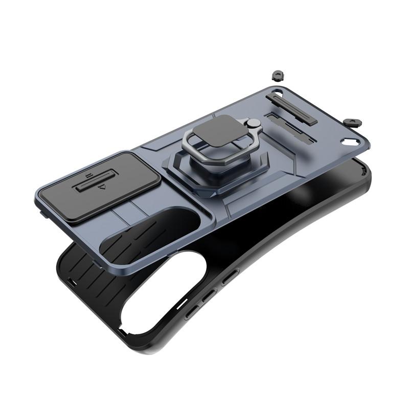 For OnePlus Nord 5 Case Slide Camera Len Cases OnePlus Nord 5 Cover Bumper Shockproof Armor PC Phone Back Cover OnePlus Nord 5