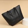 Woven Bag, Large Capacity Tote Bag, Women's Bag, Versatile for Commuting, Single Shoulder Women's Bag