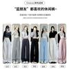 Women's High Waist Drawstring Wide Leg Sweatpants Casual Loose Trousers with Pockets