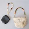 Nuova Borsa Donna Accessorio Catene di Perline Caramella Staccabili Carino Acrilico Lusso Cinturino Manico Borsa Elegante Donna Catena di Perline