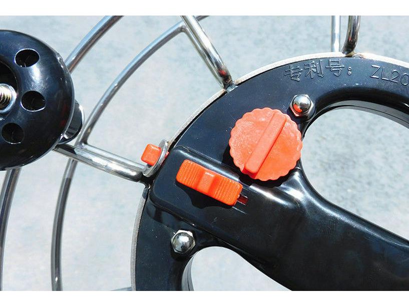 High-End Stainless Steel Kite Reel with Handbrake, Anti-Reverse, and Large Bearing for Sea Fishing
