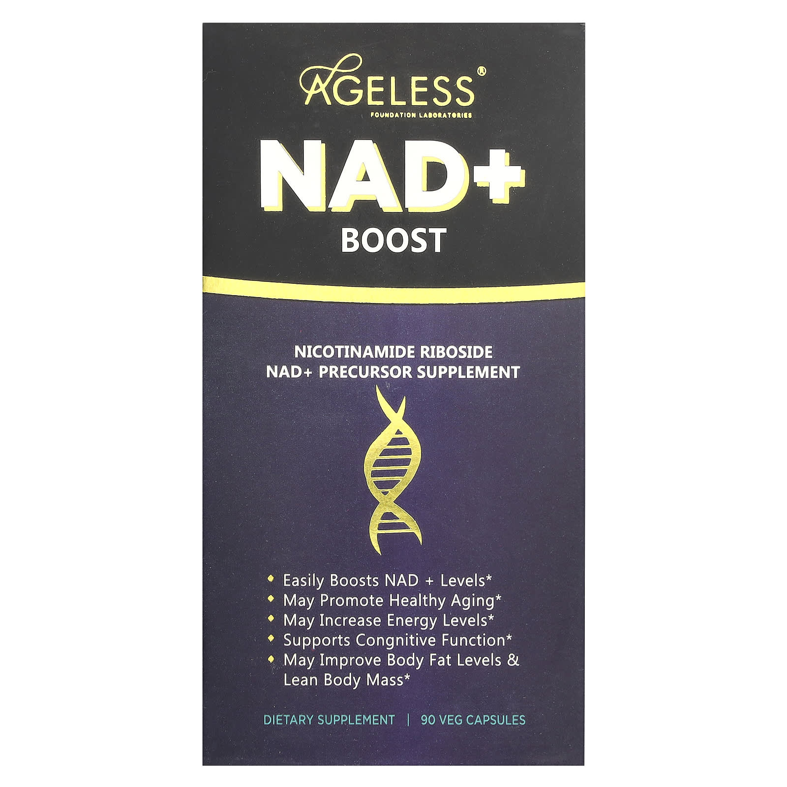 

Nad+ Boost, 90 Veggie Capsules