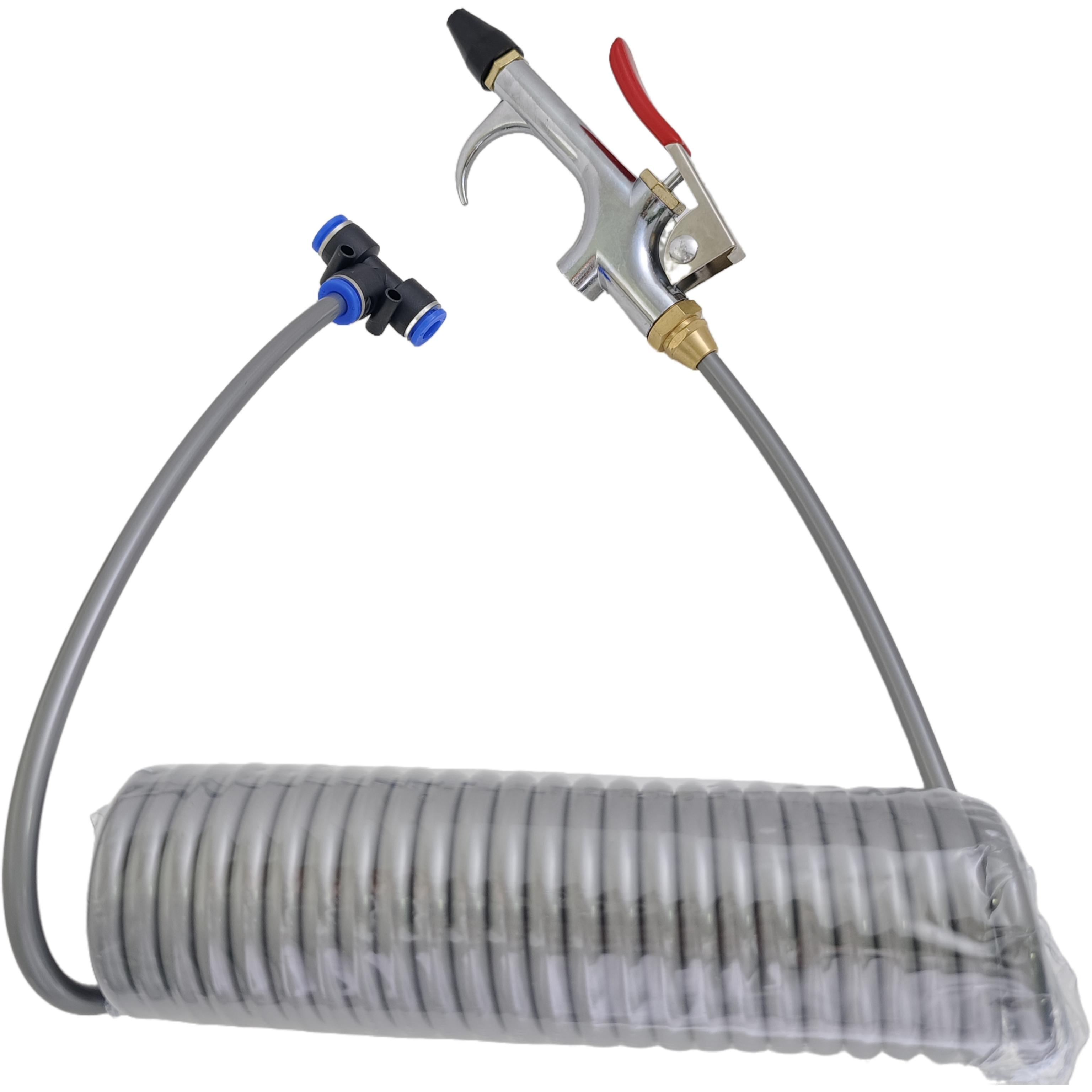 Heavy Duty Truck Air Seat Blow Gun Kit,Lever Air Blow Gun With 2 Nozzle Tips /