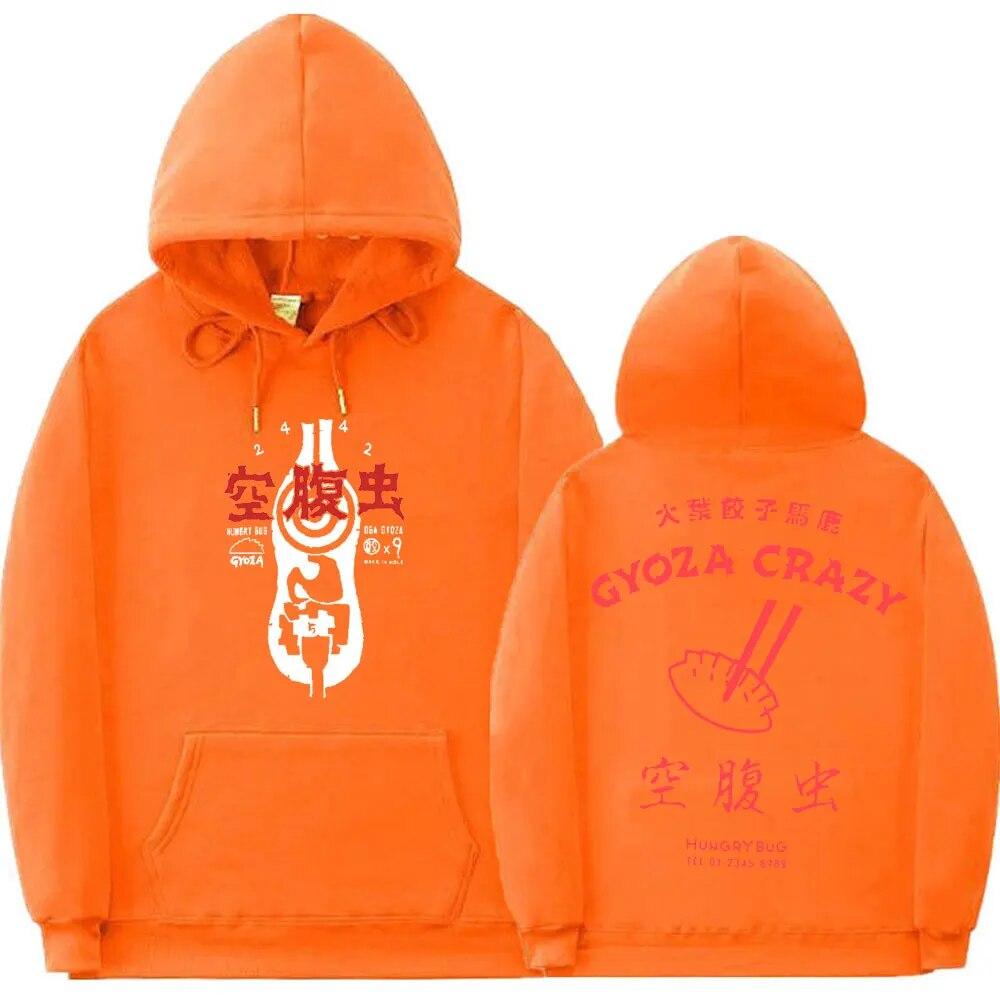 Japanischer Anime Dorohedoro Gyoza Crazy Hero Kapuzenpullover mit beidseitigem Druck, Unisex, Damenmode, übergroße Kapuzenpullover, Sweatshirt im Unisexga-Stil