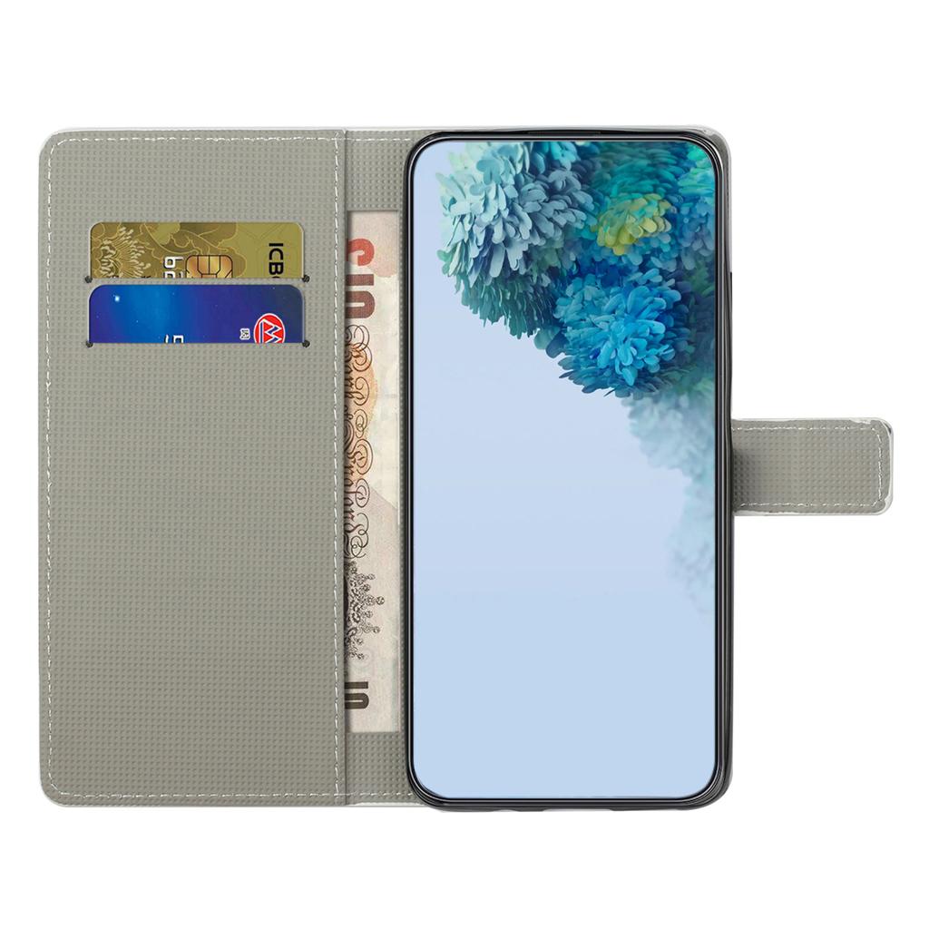 For Motorola Moto G24 Power PU Leather Case Pattern Printing Flip Cell Phone Cover