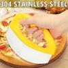Stainless Steel Pizza Cutter With Cover Food Chopper Cheese Knife Cutter For Precise Pizza Slicing Baking Tools