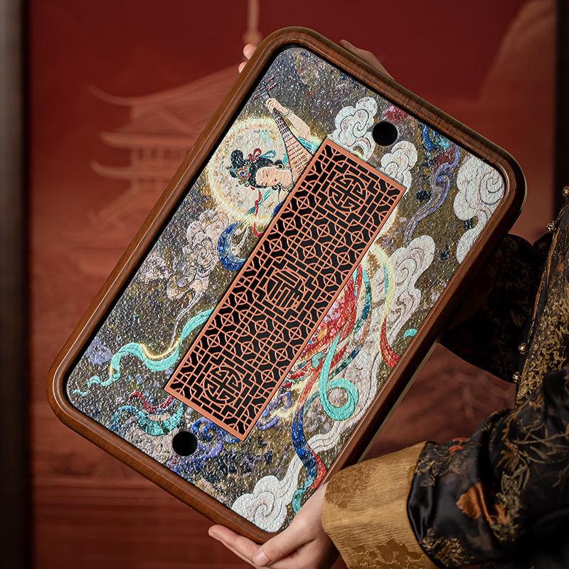 Ancient Dunhuang Style Tea Tray