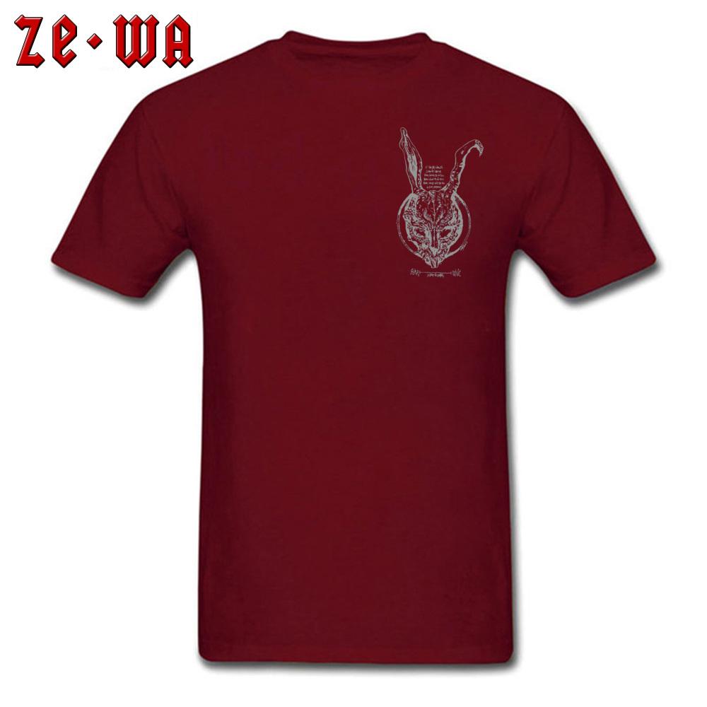 Tshirt Donnie Darko T Shirt Men Black Tshirt Suspicion Science Fiction Tops Tees Tony Vintage Cotton Streetwear Thriller Movie