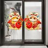 Chinese Style Snake Year Door Stickers Cute Spring Couplet Ornament New Home Decor Supplies  Party