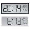 Digital Wall Clock 12/24 Temperature Display for Office Bedroom Living Room